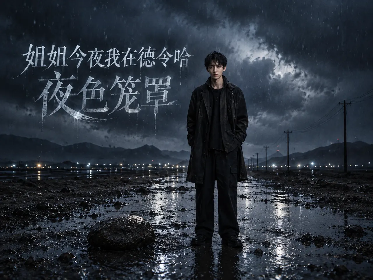 姐姐今夜我在德令哈
夜色笼罩
