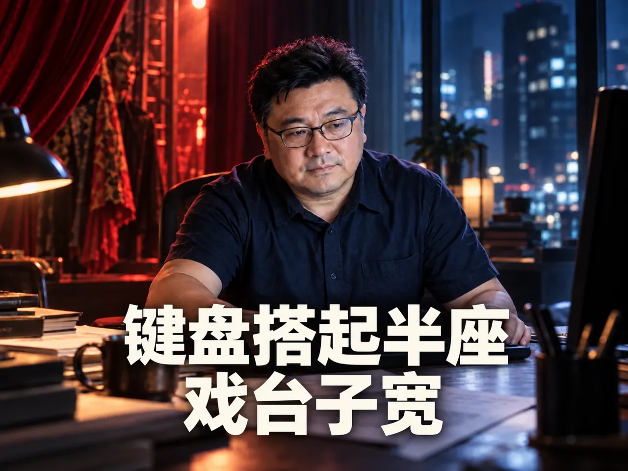 键盘搭起半座戏台子宽