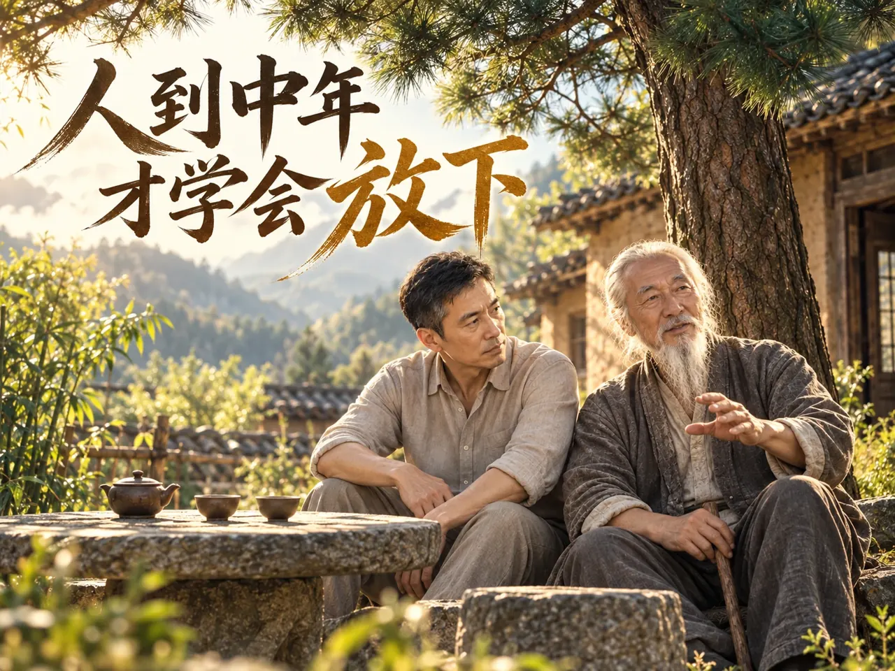 人到中年才学会放下